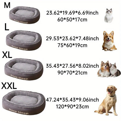 Pet Bed Comfortable Donut Round