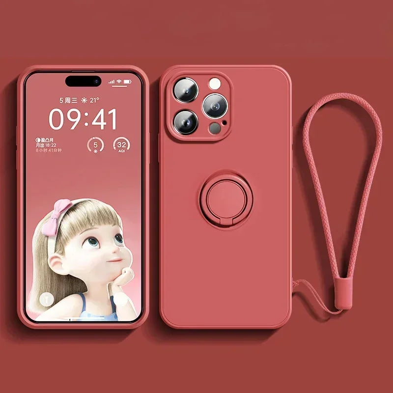 Liquid Silicone Case For iPhone