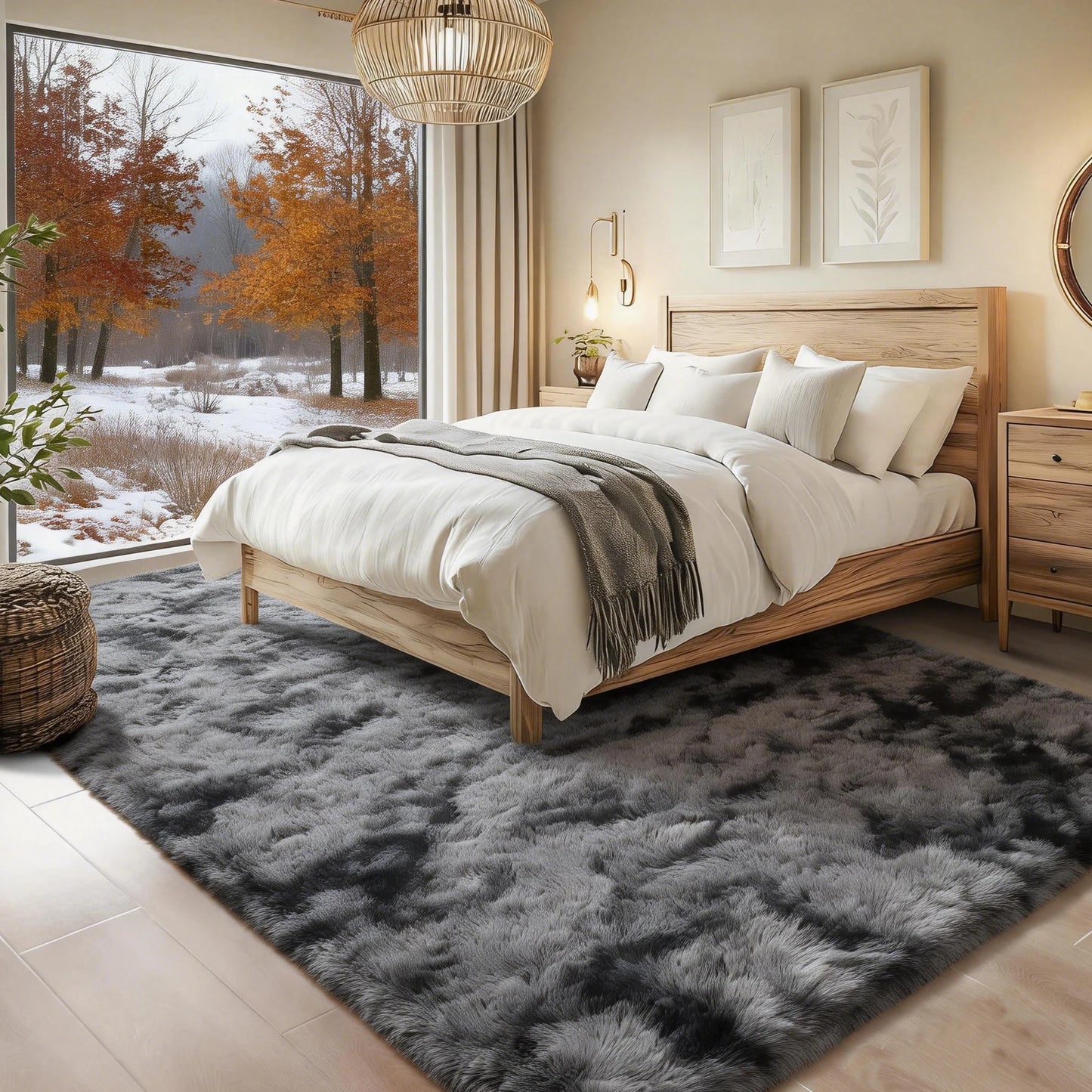 6x9 Ft Large Shag Rugs