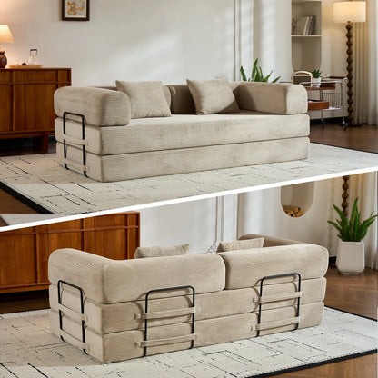 79" Folding Convertible Sofa Bed