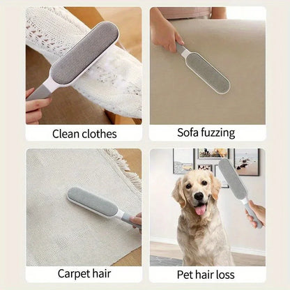 Double-sided Manual Electrostatic Pet Hair Brush