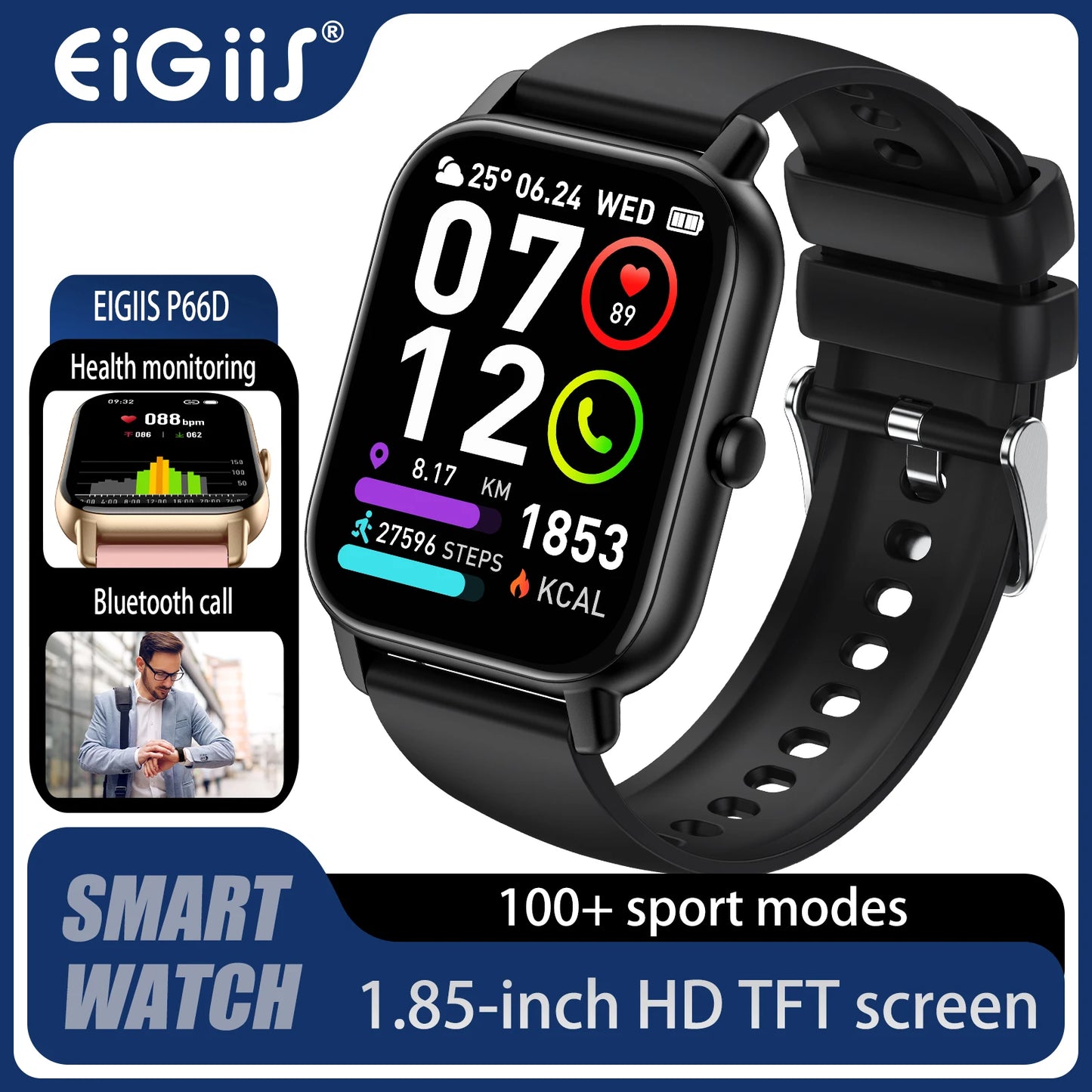EIGIIS Smart Watch For Men Women