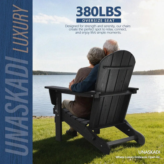 Outdoor Folding Adirondack Chair Set of 2