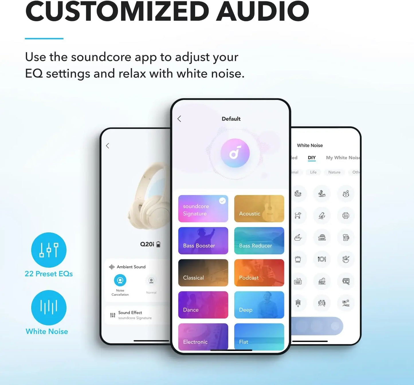 Anker Q20i Hybrid Active Noise Cancelling Headphones