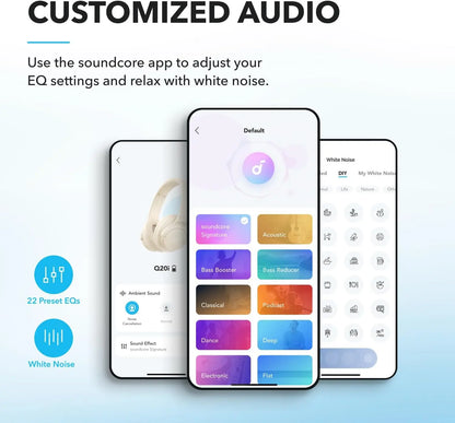 Anker Q20i Hybrid Active Noise Cancelling Headphones