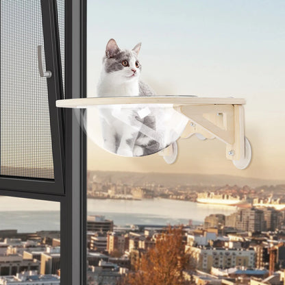 Clear Cat House Wall-Mounted