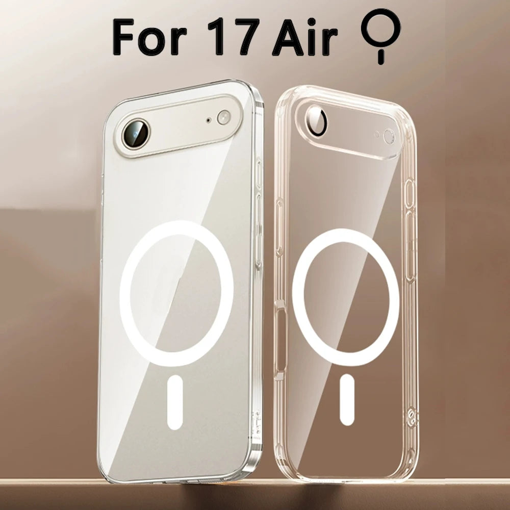 Magnet Protection Clear Case For Iphone