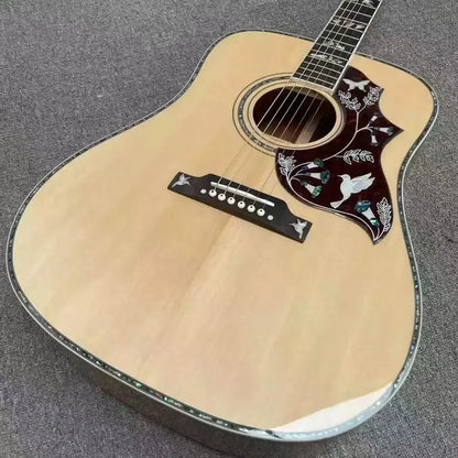 41 inch solid wood profile acoustic acoustic guitar D-bucket hummingbird series