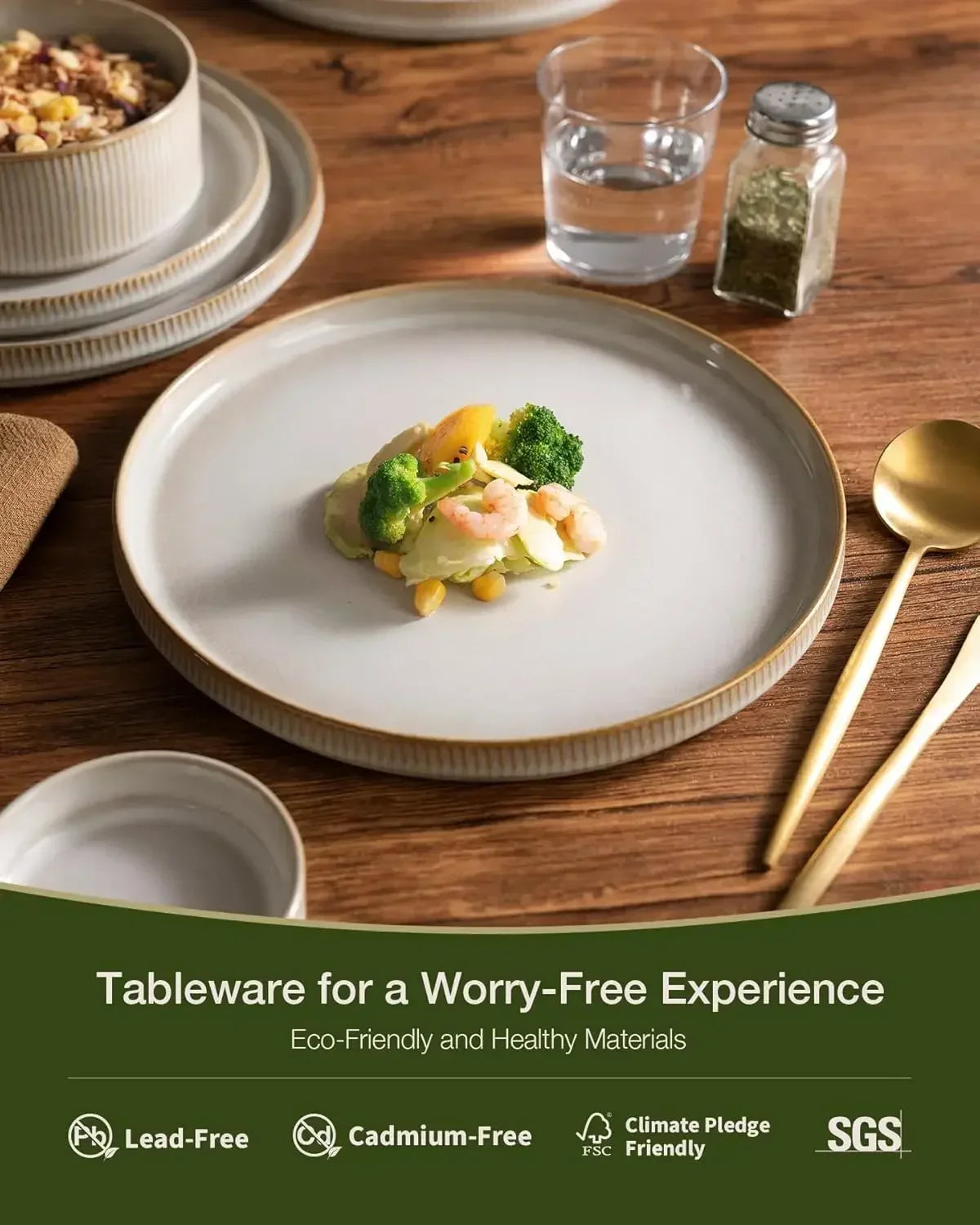 Star Plates and Bowls Set For 6
