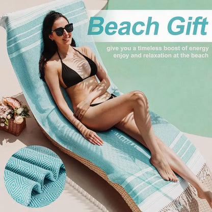 6 Packs Oversized Turkish Beach Towels Set
