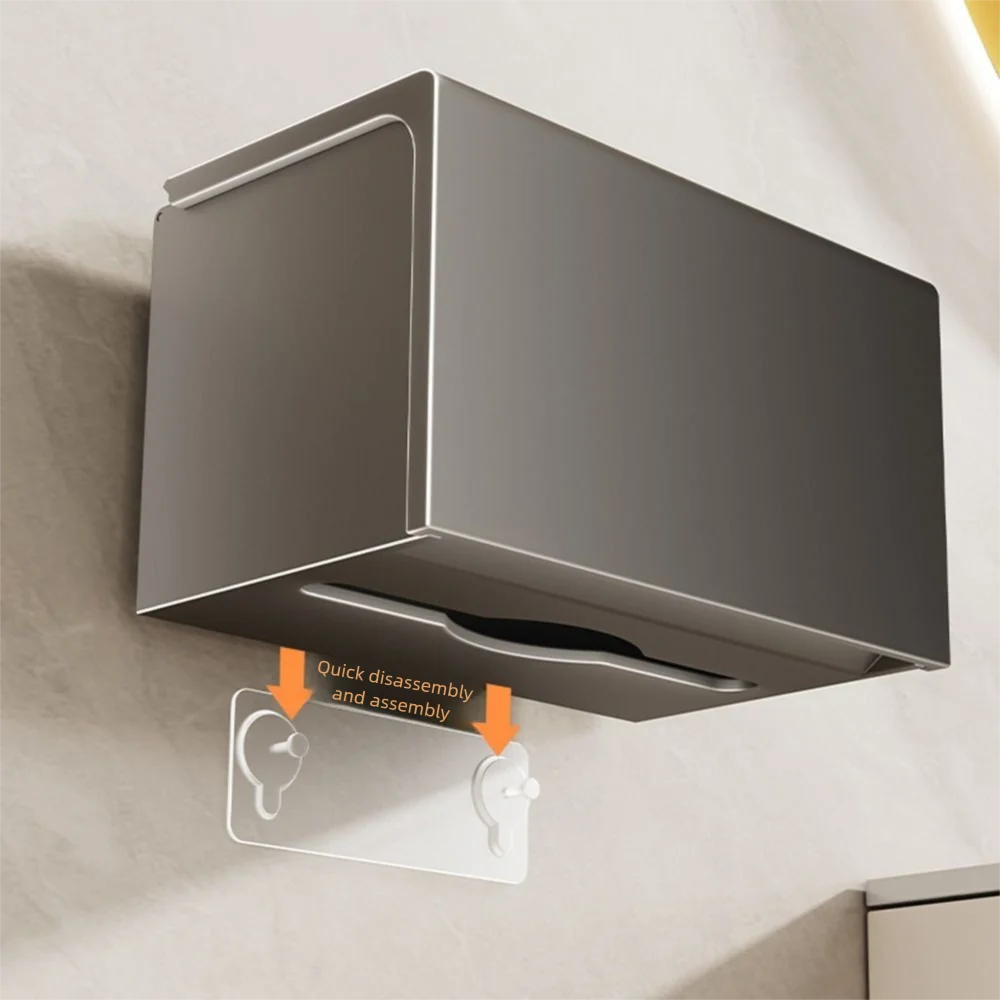 Wall-Mounted Bathroom Tissue Box