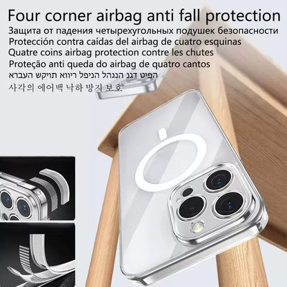 Magnet Protection Clear Case For Iphone