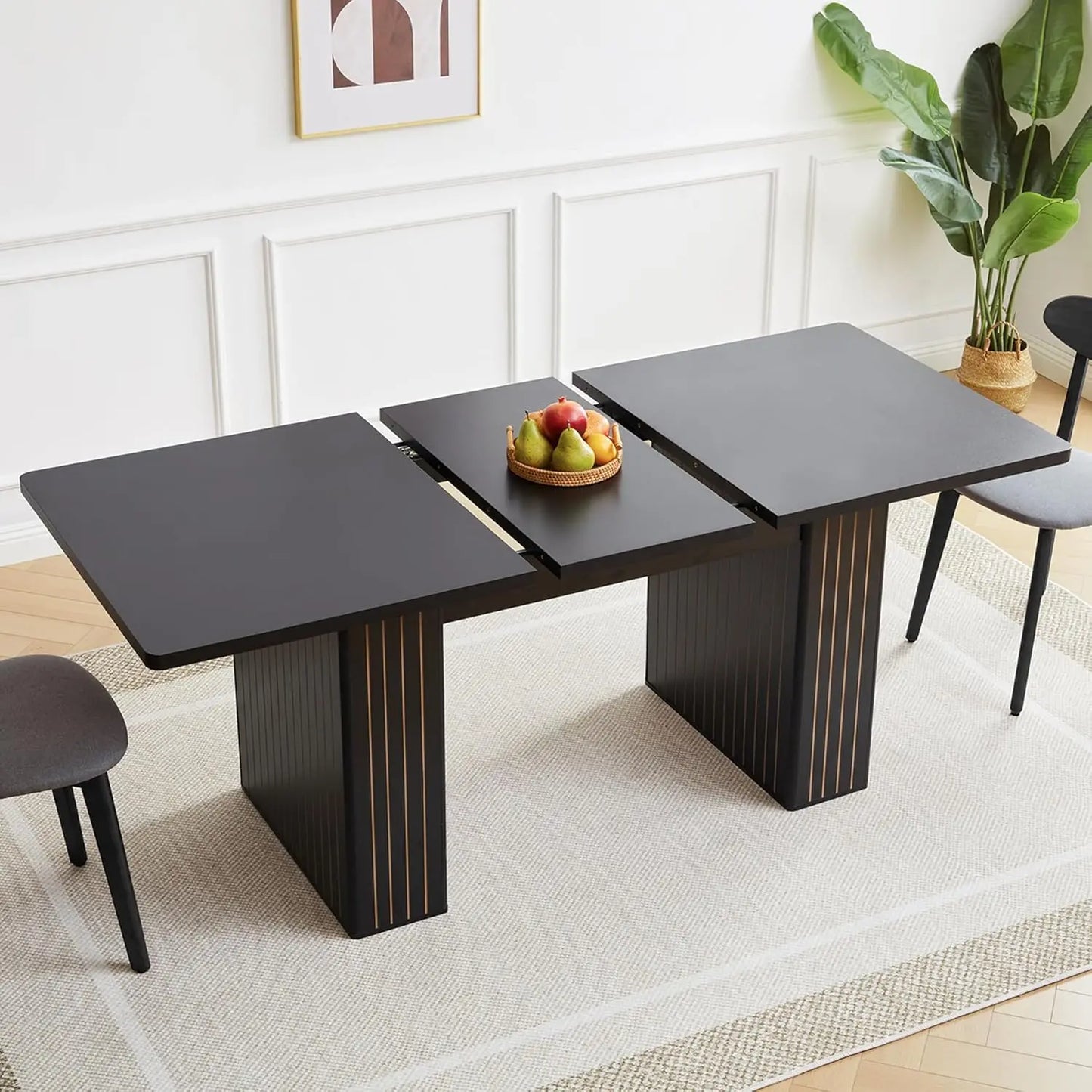 Extendable Dining Table 41-78in