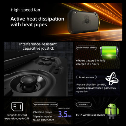 Retro Handheld Game Console 4.7" LTPS Android