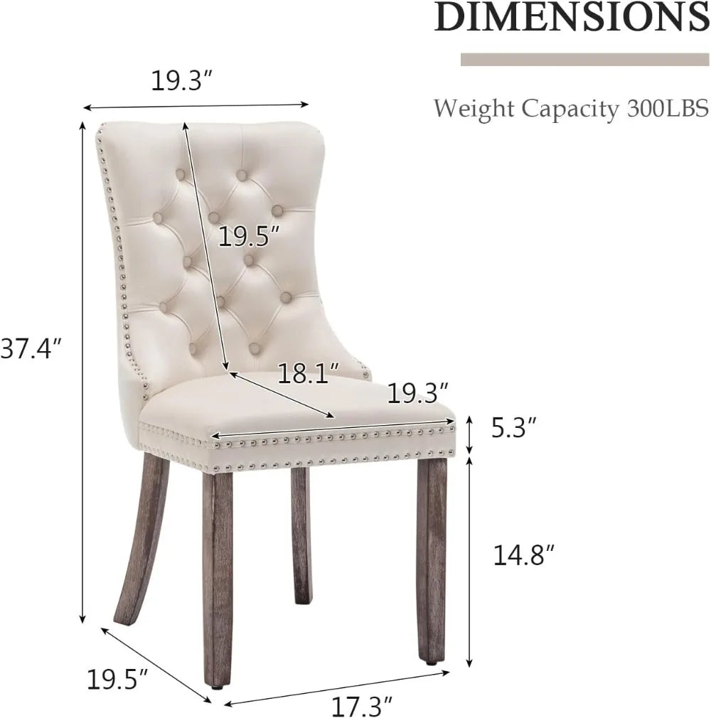 Velvet Dining Chairs Set of 6