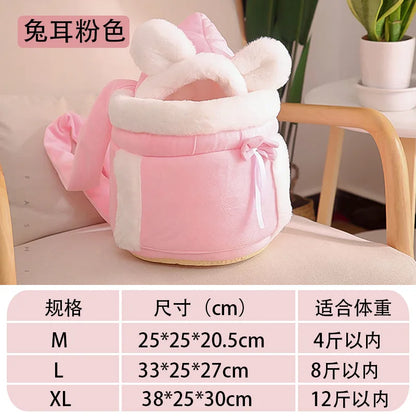 Cat Backpack Carrier with Bed