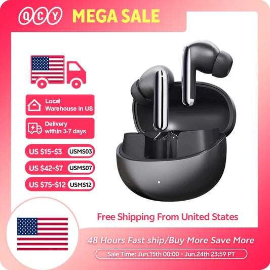 Pro ANC Bluetooth 5.3 Earphones Wireless Earbuds
