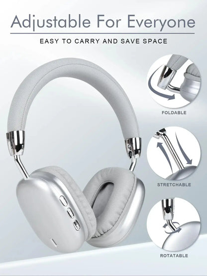 Wireless Bluetooth 5.3 Headphones With ANC Noise Cancelling