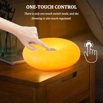 Sweet Donut Touch Bedside Night Light