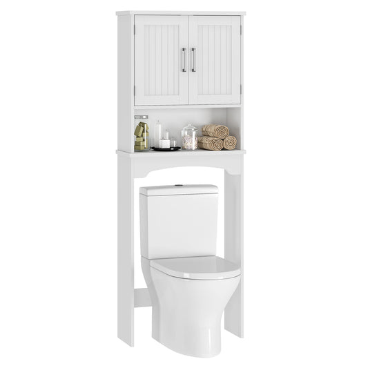Over The Toilet Storage Cabinet with Double Doors