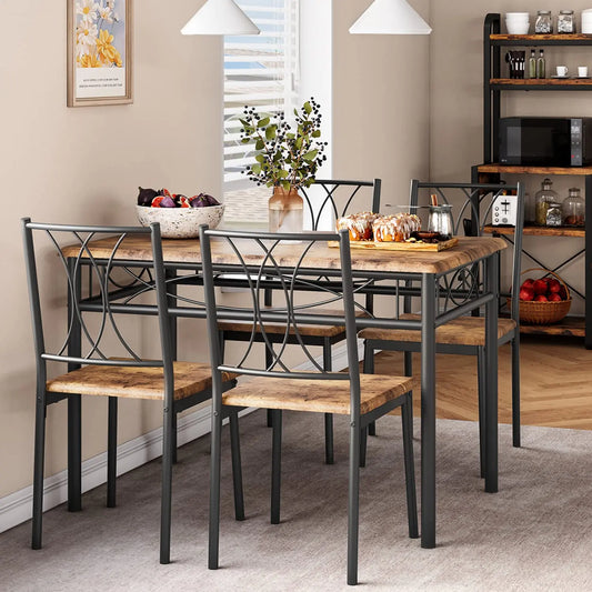 Amyove Kitchen Table and Chairs For 4