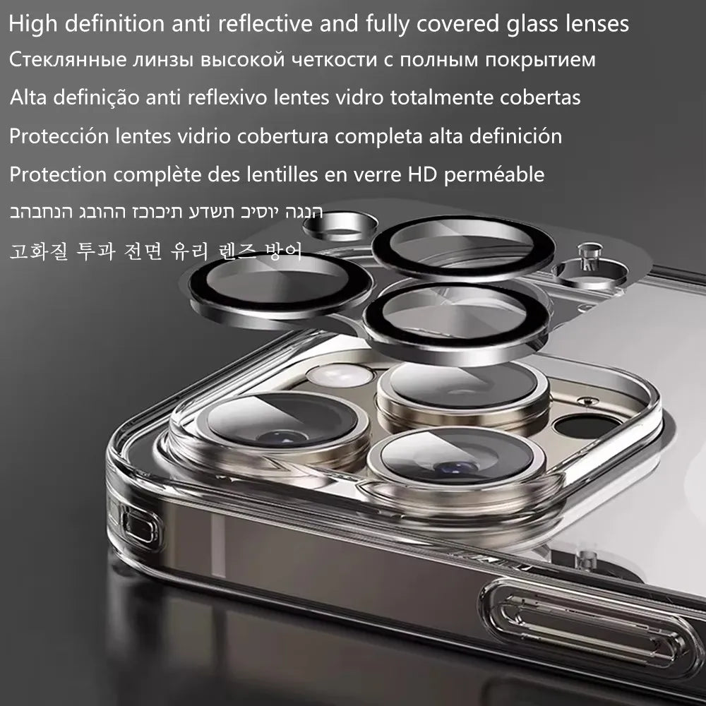 Magnet Protection Clear Case For Iphone