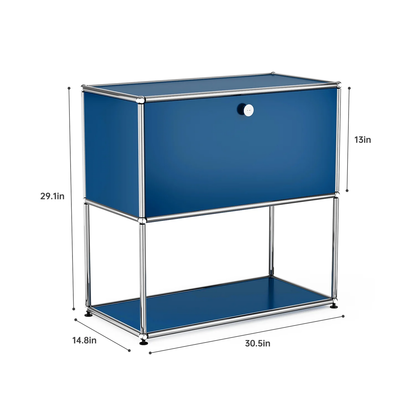 Modern Modular Metal Storage Cabinet