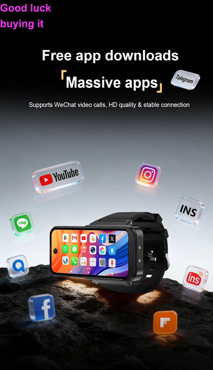 Smartwatch Phone Touch Screen Wi-Fi 4G