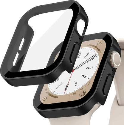 Tempered Glass+Cover For Apple Watch