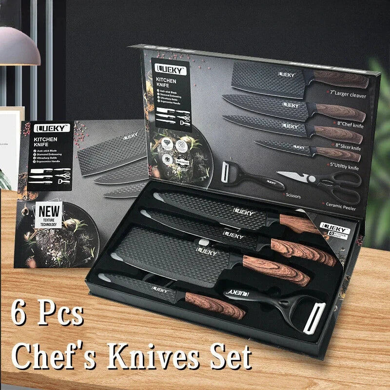 Kitchen Knife Set Stainless Steel Knife 6-Piece  Set
