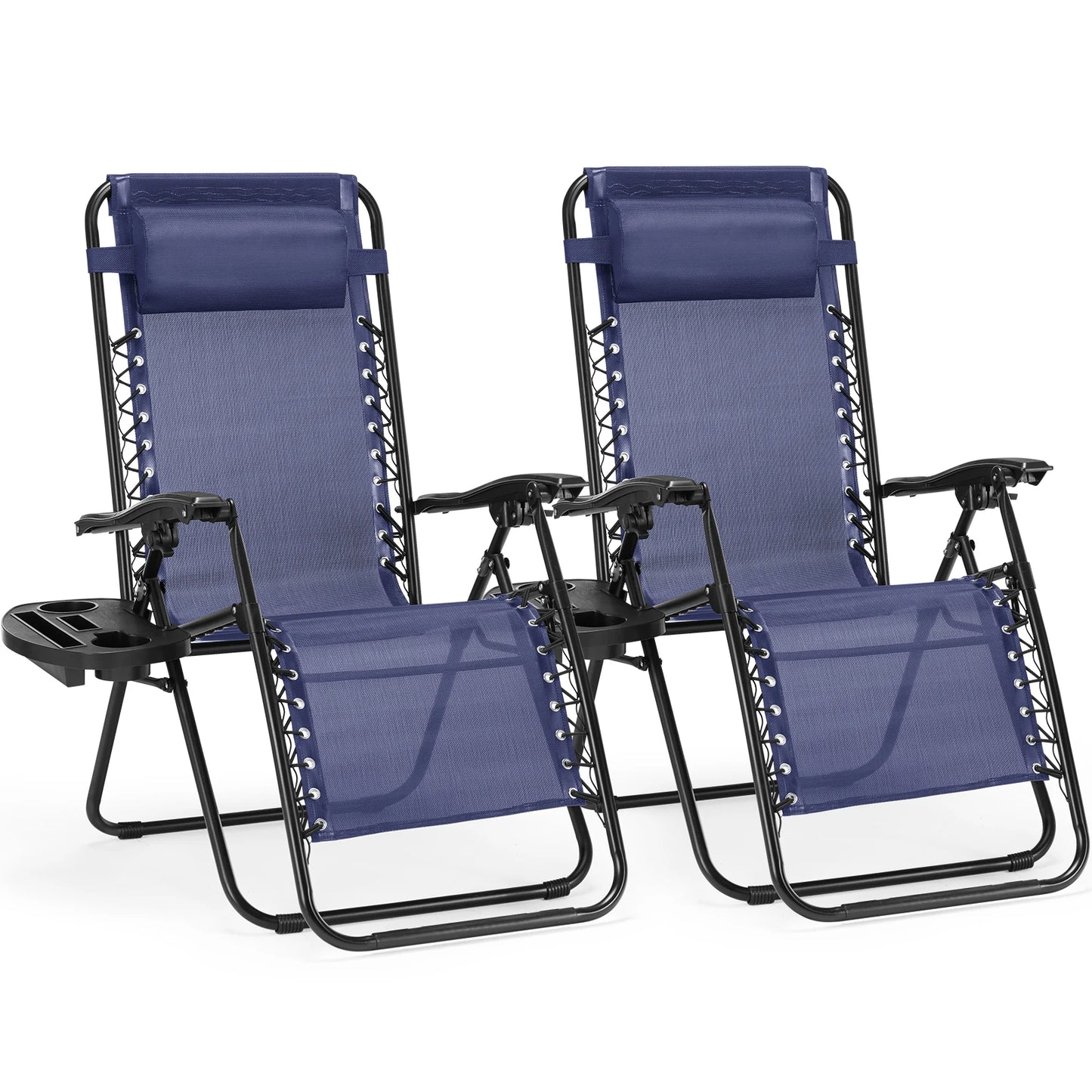 JHK Zero Gravity Portable Recliner Lounge Chairs