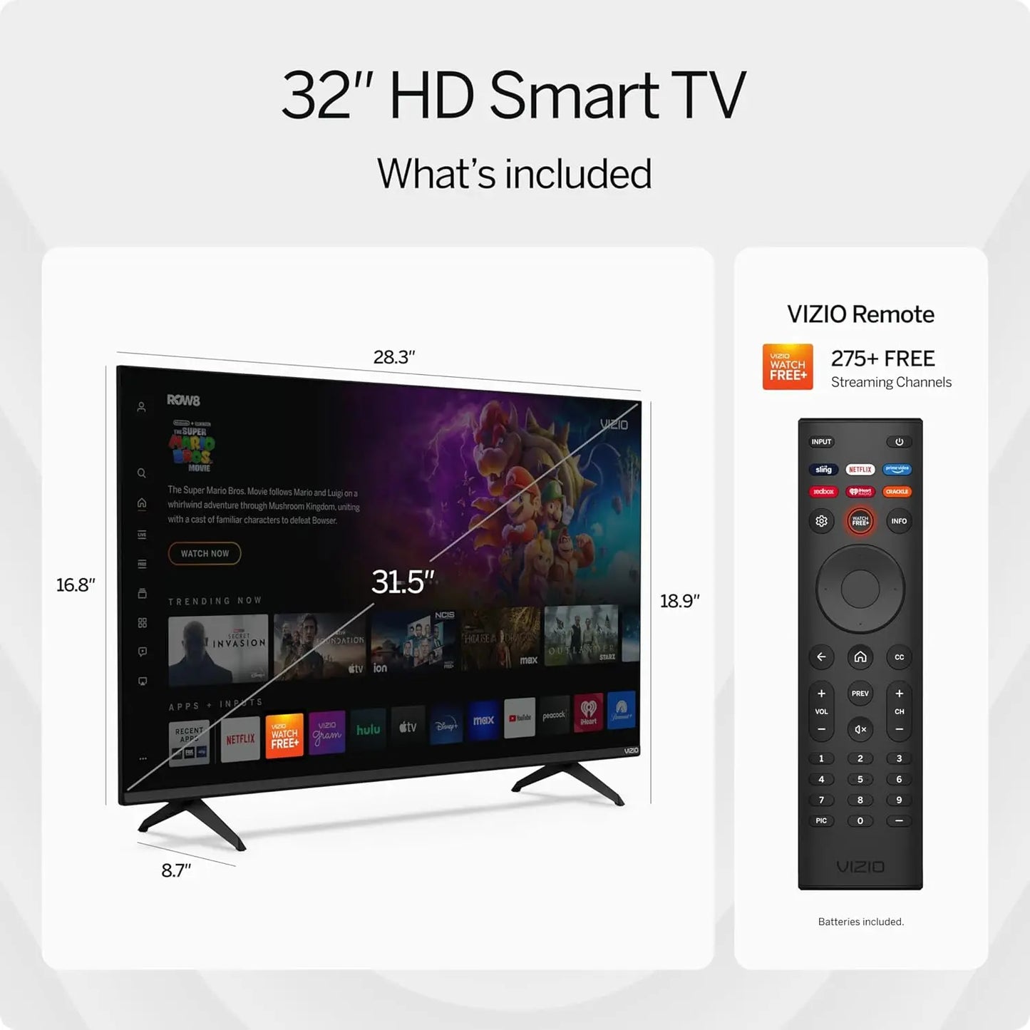 32-Inch HD 720p Smart LED TV