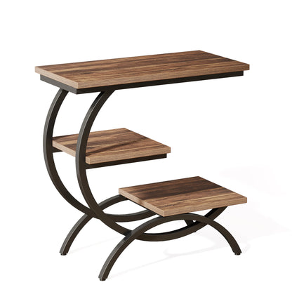 C-Shaped End Table