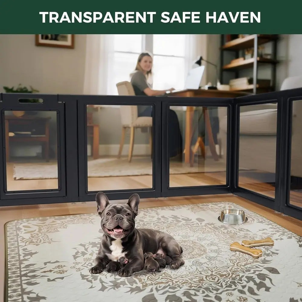 AuraSpace Acrylic Indoor Dog Playpen