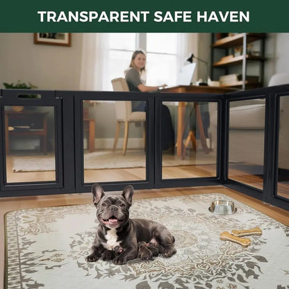 AuraSpace Acrylic Indoor Dog Playpen
