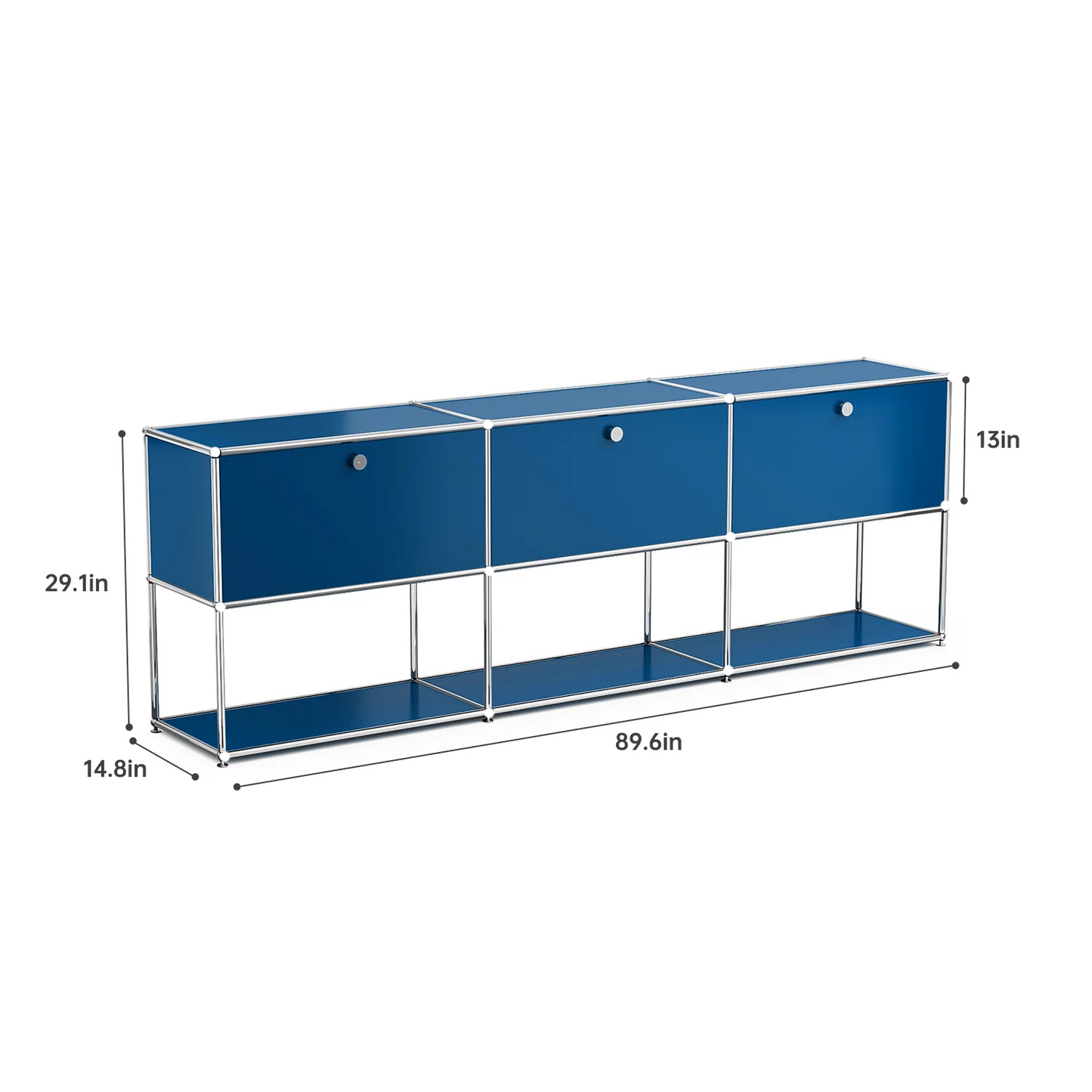 Modern Modular Metal Storage Cabinet