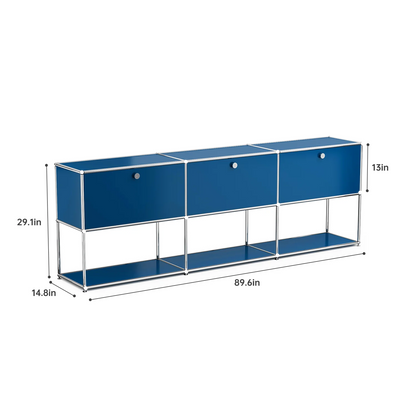 Modern Modular Metal Storage Cabinet