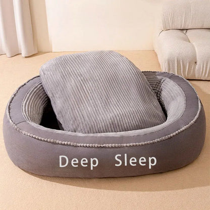 Pet Bed Comfortable Donut Round