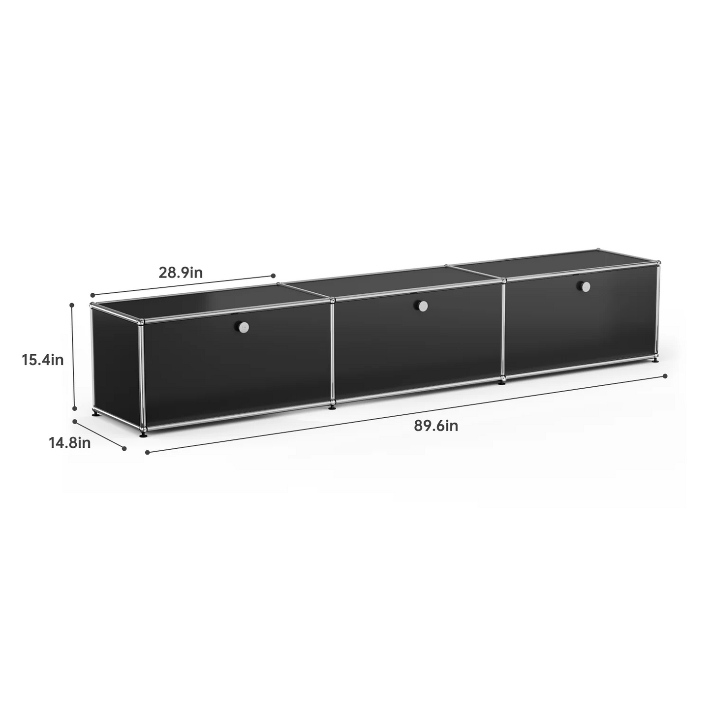 Modern Modular Metal Storage Cabinet