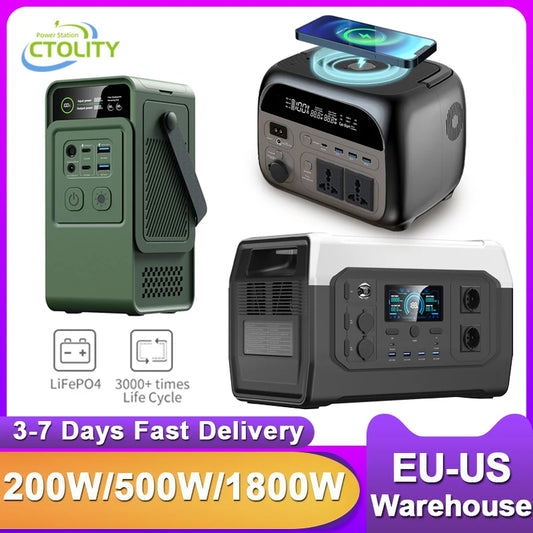 200W 1800W Portable Power Station