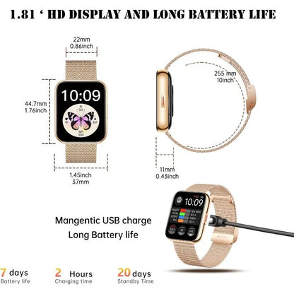 1.85"HD Smart Watch for Women