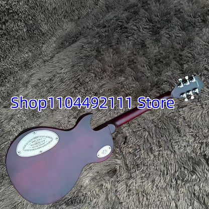 Zemaitis Casimere Metal Satin red Electric Guitar with an aluminum plate, a rosewood fingerboard, chrome hardware,Free Shipping
