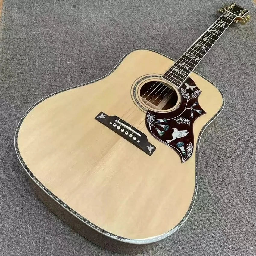 41 inch solid wood profile acoustic acoustic guitar D-bucket hummingbird series