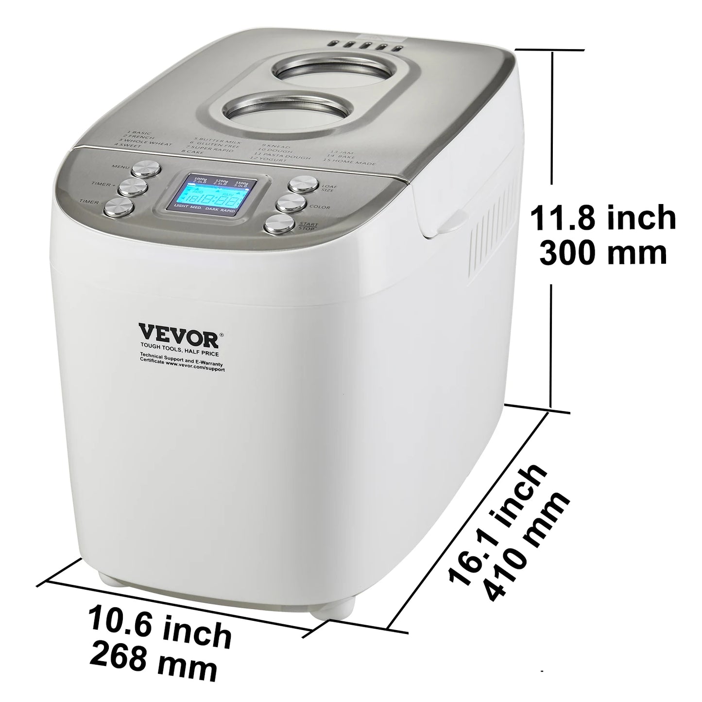 SucceBuy 2/3 LB Automatic Bread Maker