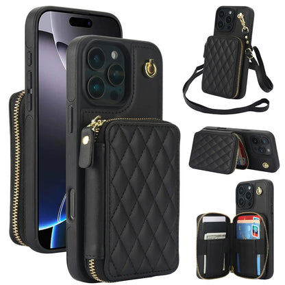 Crossbody Wallet Case For iPhone