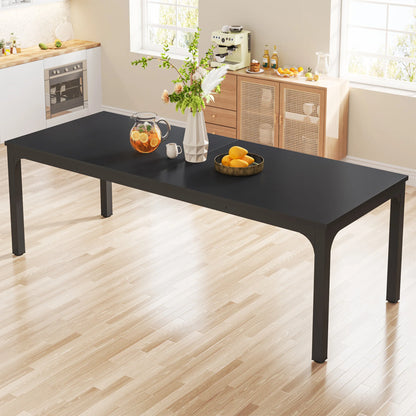 Rustic Wood Dining Table for 6-8 People