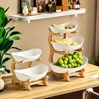 Elegant 2 & 3-Tier Fruit Stands