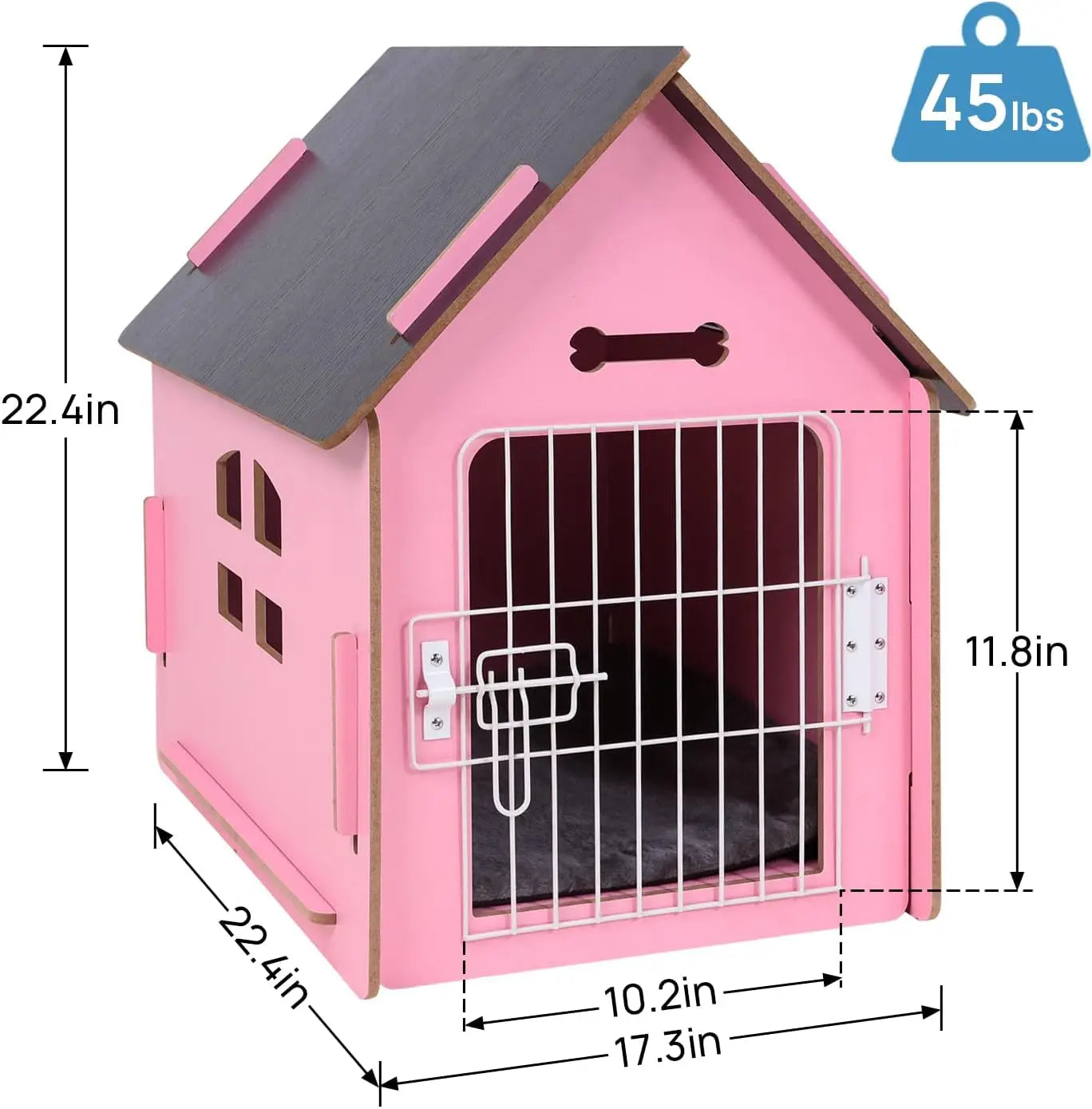 Cozy Wooden Indoor Pet Hous