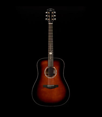 Kepma Guitar Acoustic 41 inch Solid Wood OM With Hard Case