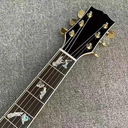 41 inch solid wood profile acoustic acoustic guitar D-bucket hummingbird series